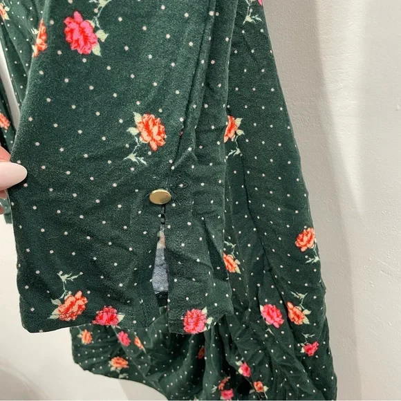 NWT Free People Green Celia Mini Dress - Picture 9 of 14